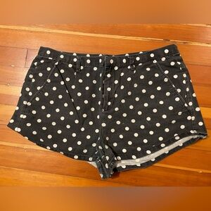 MADEWELL High Waist Polka Dot Shorts Sz 12